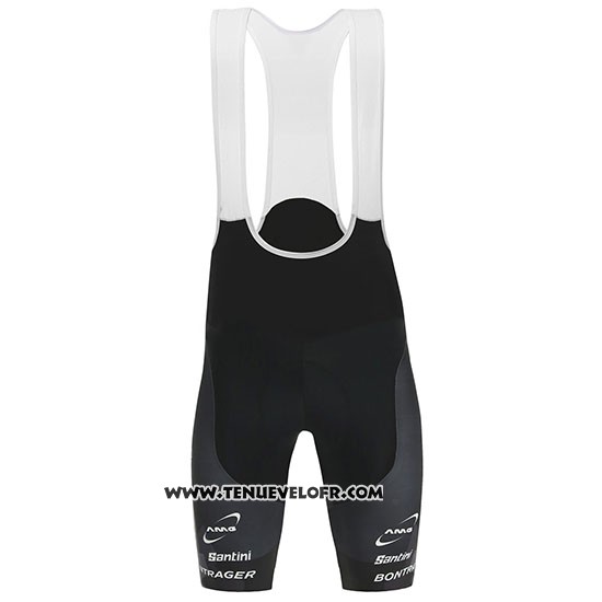 2019 Maillot Ciclismo Trek Selle San Marco Noir Jaune Manches Courtes et Cuissard